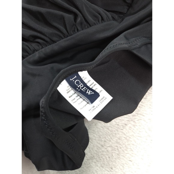 J Crew Ruched Plunge One Piece Swimsuit Medium - Picture 8 of 10